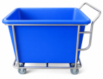 Laundry Cart โครงสแตนเลส 304 แบบมีด้ามจับ 700L - Image 2
