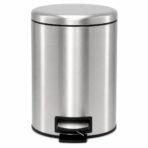 Round Stainless Bin with Pedal and Inner Bin (Soft Closed) - Image 5