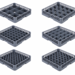 COMPARTMENT GLASS RACK  FULL DROP