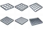 COMPARTMENT GLASS RACK HALF DROP