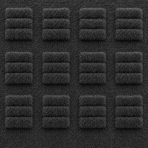 WAFFLE MATS พรมซับน้ำ กันลื่น ลายวาฟเฟิล มีแผ่นรองหลัง - Image 3