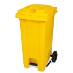 Plastic Bin with Pedal and Wheel - Image 4