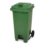 Plastic Bin with Pedal and Wheel - Image 2
