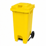 Plastic Bin with Pedal and Wheel - Image 2